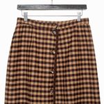 Vintage Valentino Miss V Brown Wool Check Pattern A Photo 2