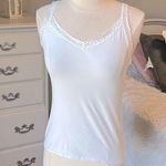 Vanity Fair  White Lace Cami Womens Medium Photo 0