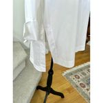 J.Jill White Shirt Collection Oversize Boxy Wide Cuff Button Back Blouse Photo 4