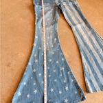 Shyanne  Blue Star and Stripe Wide Leg Jeans Photo 6