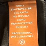 Calvin Klein B8  Black Sleeveless Sheath Dress Business Professional Vented 12 Photo 2