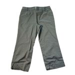 Ann Taylor  LOFT Olive Green Cropped Casual Pants Size 12 Photo 3