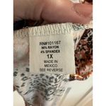 Kim & Cami Women's 1X Multicolor Tunic Dress Knee Length Plus Casual Pink Photo 4