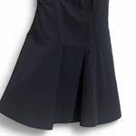 Cue. Dress Sz 8 Elegant Black Sleeveless Work/Office Wear Pleated Drop Waist Photo 3