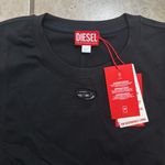 Diesel NWT  D-Eivor Mini Shirt Dress With Tie Front Black Size Small Photo 5