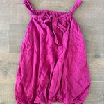 Anthropologie gauze bubble-hem pink tie nwt new mini dress Photo 7