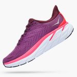 Hoka Purple  Clifton 8 Running Shoes Photo 2