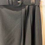 Josephine Chaus Chaus Vintage Black Maxi Skirt with Belt Women's Formal Wear Long Flowy Bottom‎ Photo 2