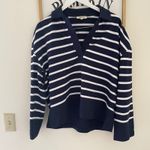 Madewell Rugby Polo Long Sleeve Striped Tee Top Size Medium Photo 1