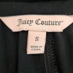 Juicy Couture  Black Blouse with Beaded Neckline Size Small Black V-Neck Blouse Photo 4