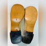 60s/70s Joseph Larose Mod Patchwork Oxfords, Suede/Tweed, Wooden Platform Heels Brown Size 5.5 Photo 8