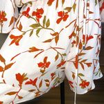 Lovers + Friends Small Summer Romper • Palm Floral • Side Zip Peekaboo Sleeves Photo 7