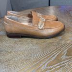 Brioso Frisco Lizard Embossed Leather Loafers Brown Slip On Size 10 Photo 3