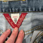 Lucky Brand jeans well worn very soft, easy rider size 12/31, ripped knees/hems Photo 2