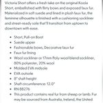 Koolaburra by Ugg  Black Victoria Short Boot Size 5 EUC #CL-92 Photo 6