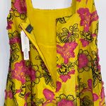 Anthropologie NWT $178 Yellow Eliska Embroidered Mini Dress 4 Photo 5