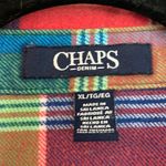 CHAPS vibrant plaid vintageāflannel fill zip jacket size XL Photo 2