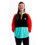Shinesty Pullover Sweat Shirt Retro Color Block Unisex Stay Weird Shine On Sz M Black Size M Photo 2