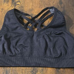 Black Strappy Women's Sports Bra Size M Photo 0