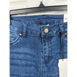 Workshop Republic Clothing WORKSHOP Republic Jeans Size 10 Dark Blue High Rise Cuffed Skinny Ankle Stretch Photo 3