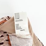 Anthropologie  Animal Print Pleat Front Wide‎ Leg Crop Pants XL Photo 6