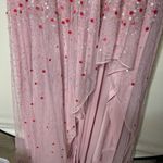 Mac Duggal New  10825 Pink EMBELLISHED ONE SHOULDER HI-LOW GOWN sz 14 Photo 5