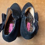 Betsey Johnson  Suede Booties with lace bows size 7” Photo 2