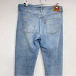 Levi's Levi’s Light Wash 501 Button Fly Straight Leg Jeans Womens 28 Blue Casual Denim Photo 8