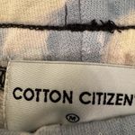 Cotton Citizen  Brooklyn Tie Dye Women’s White & Blue Cotton Sweatpants Sz Medium Photo 4