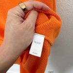 [J. Jill] Sunset Orange Textured Cotton Blend Cowl Neck Sweater Cozy Fall Sz 3X Photo 9