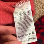 Carhartt Women’s Full Zip Hoodie Size Large in Pink/Salmon Color Photo 5