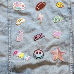 Denim Jacket for Football Mom with Football Photo 9