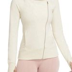 Nike  YOGA Beige Zip Hoodie Jacket Activewear Women’s Size XL Soft & Warm Photo 0