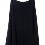 David N Vintage Full Black Maxi Skirt Size 12 Black Full Long Skirt Photo 0