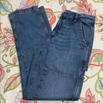 American Eagle  size 6/28W long comfort stretch waistband 90s straight classic Photo 0