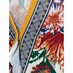 Flying Tomato Size 1X Boho Surplice Gauze Top Boho Tropical Faux Wrap Elastic Photo 7