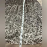 Jade and Jane Leopard Satin Slip Dress Size Large NWT Tan Photo 5