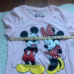 Disney land Pink Mickey & Minnie Mouse Graphic Tee T-Shirt Size Small NWOT Photo 3