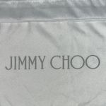 Jimmy Choo  White and Gray Dust Bag Photo 1