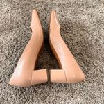Naturalizer NWOB Warner Square Toe Block Heel Pumps Leather Peach Size 11 Career Photo 7