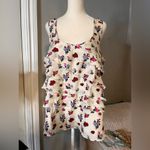 Vintage Silk Floral Cottage core Coquette Forever21 Top Large Photo 1