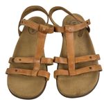 Taos Trophy 2 Honey Supportive Adjustable Leather Sandals Size 10 Brown Photo 2
