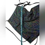 PaperMoon Y2K Disco Diva  Shimmering Glitter Iridescent Fairy Clubwear Halter Top Photo 11