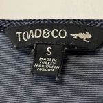 Toad & Co cue wrap cafe dress size small faux wrap in blue outdoors comfort Photo 9