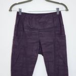 Active Life Purple Camo Capri Leggings Size Medium Purple Leggings Photo 1