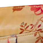 st. john's bay  Womens High Waist Stretch Flat Front Capri Pants‎ White Floral Photo 4