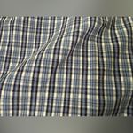 Vintage 90s White Stag blue plaid cotton wrap skort, size 4 Photo 2