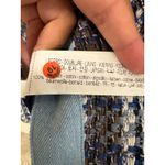 ZARA NWT Medium Denim/Tweed Blue Long Preppy Old Money Luxe Blogger Blazer Photo 5