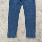 COS  Women’s Tapered Leg Mid Rise Full Length Jeans Button Fly Medium Wash 33/34 Photo 6