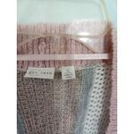 Est. 1946  Sweater Small White Pink Beige And White Long Striped Knit‎ Photo 3